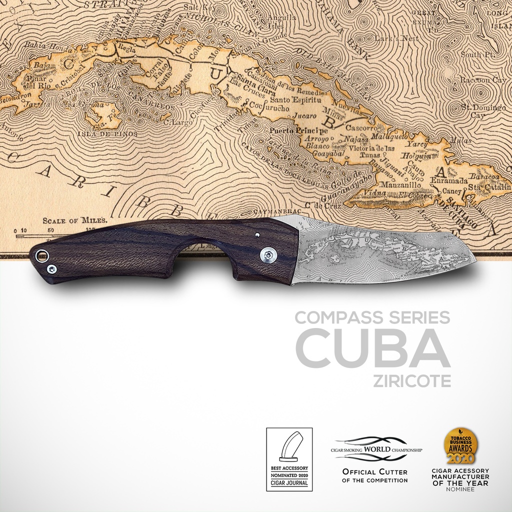 Coupe cigare LE PETIT - Compass Cuba Ziricote