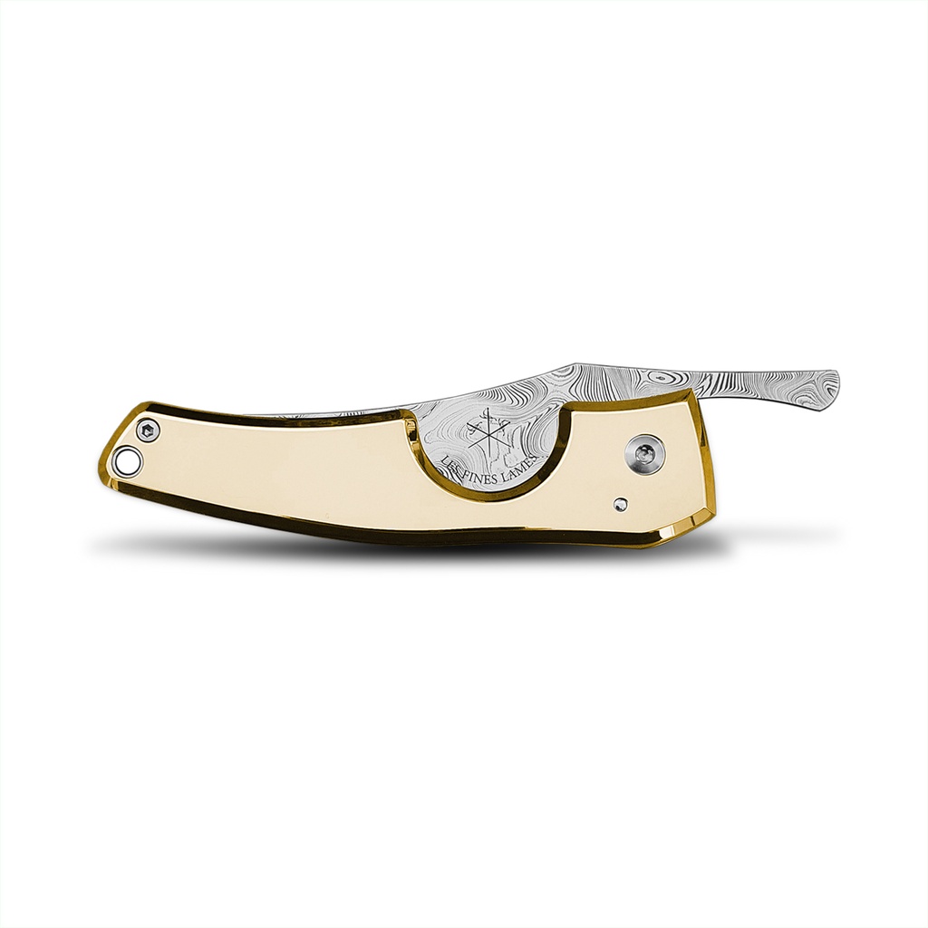 Coupe cigare LE PETIT - Damasteel Bjorkmans Twist - Gold