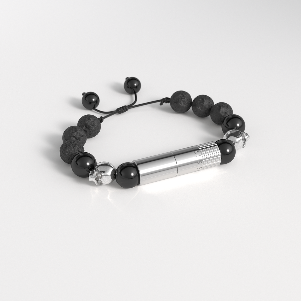 Punch Bracelet - Volcano Skull