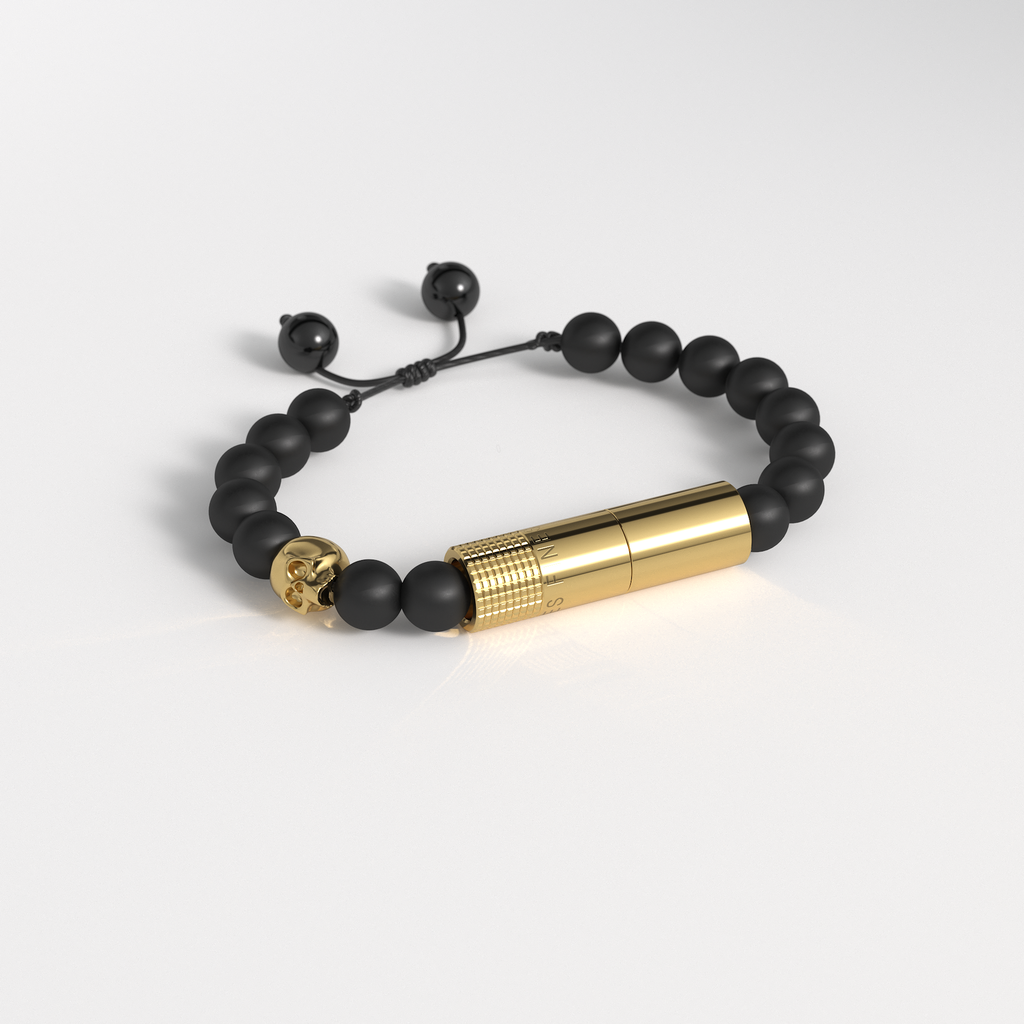Punch Bracelet - Oscuro Gold Skull I