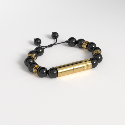 Punch Bracelet - Oscuro Gold Ring