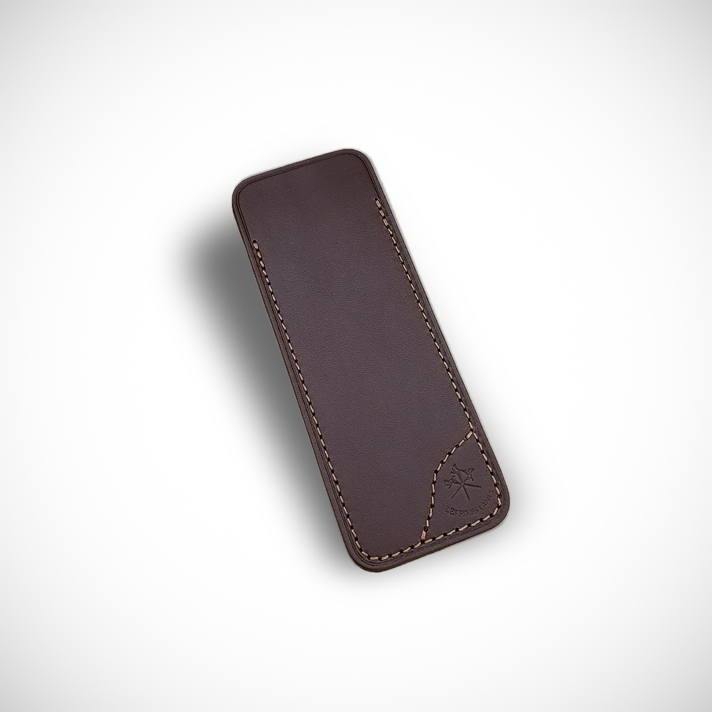 Etui cuir LE PETIT - Marron