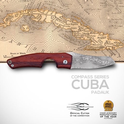 [CC0201039] Cutter LE PETIT - Compass Cuba Padauk