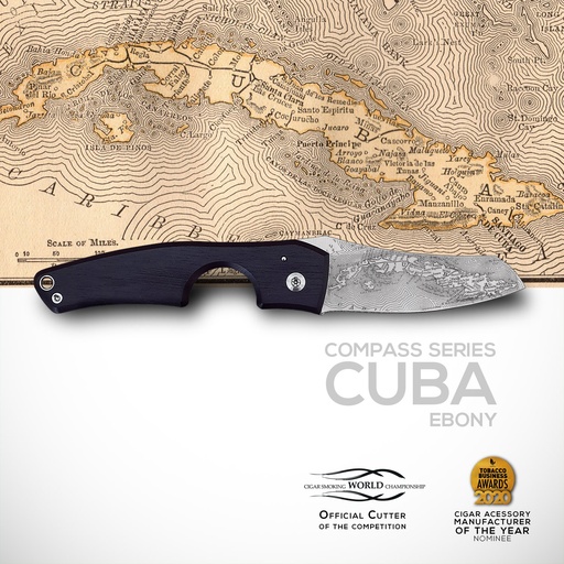 [CC0201041] Cutter LE PETIT - Compass Cuba Ebony