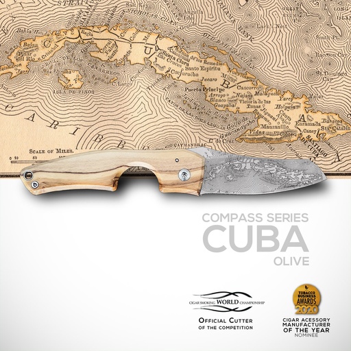 [CC0201040] Cutter LE PETIT - Compass Cuba Olive