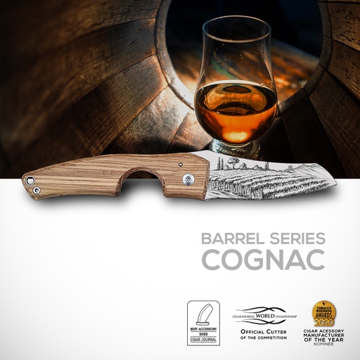 [CC0201068] Cutter LE PETIT - Cognac Barrel 