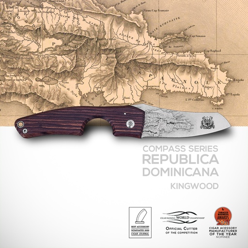 [CC0201093] Cutter LE PETIT - Compass Dominican Republic Kingwood