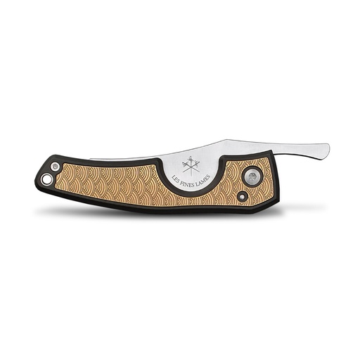 [CC0203016] Cutter LE PETIT - Brass Seigaiha